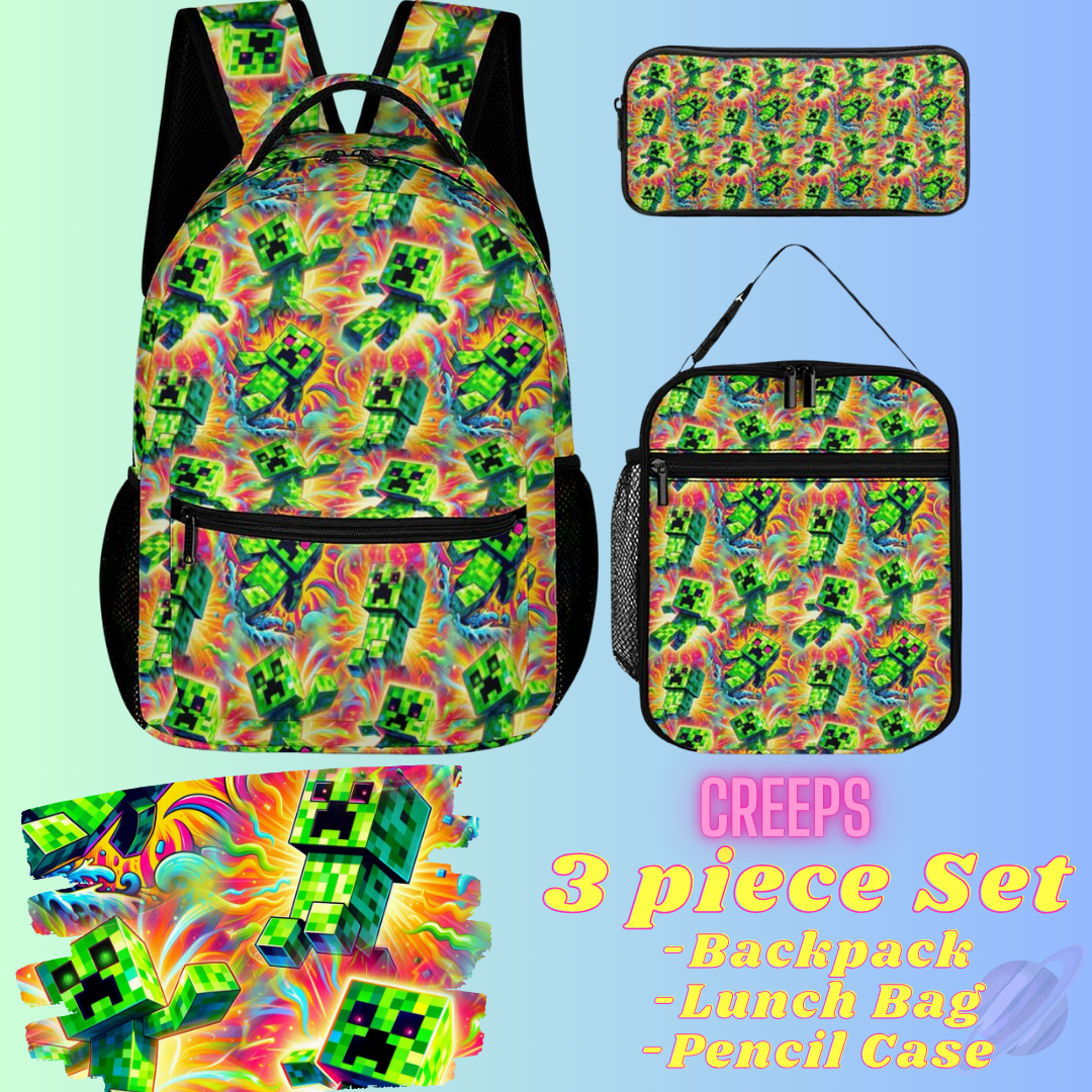 CREEPS-3 PIECE BACKPACK SET-PREORDER CLOSING 7/3