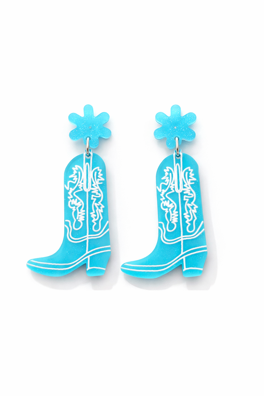 Sweet Spur Cowgirl Boot Earrings