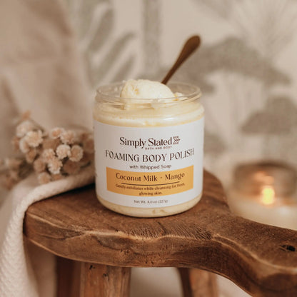 Coconut Milk + Mango Foaming Body Polish