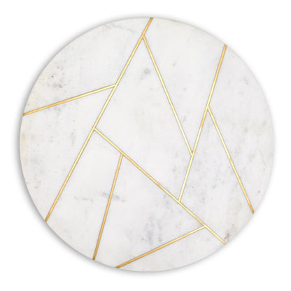 Marble & Gold Lazy Susan