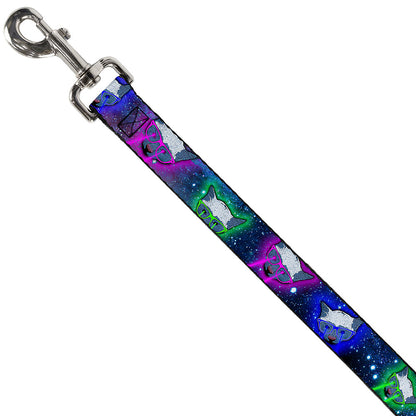 Dog Leash - Laser Eye Cats in Space