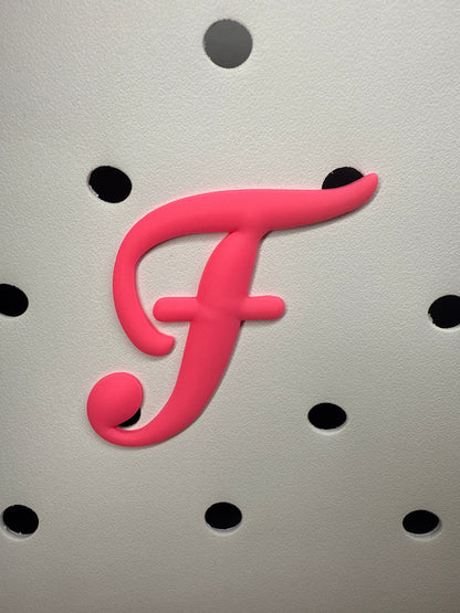 RDBOGGLETS Pink-  Decorative Alphabet Lettering Accessories Compatible with Bogg Bags