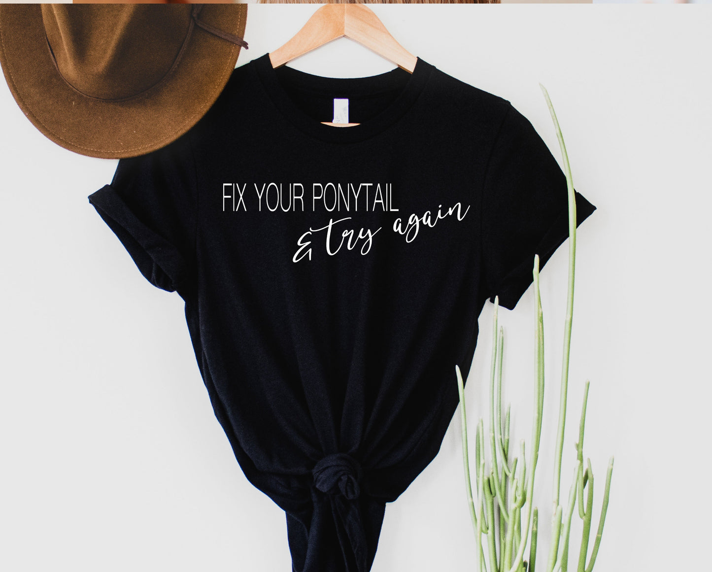 Fix Your Ponytail Graphic Tee