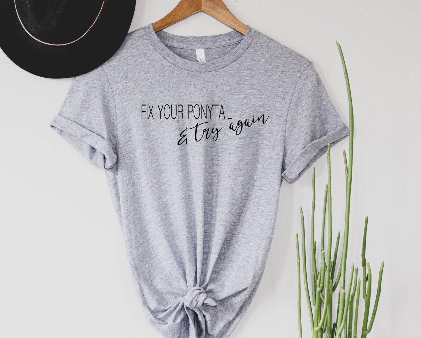 Fix Your Ponytail Graphic Tee