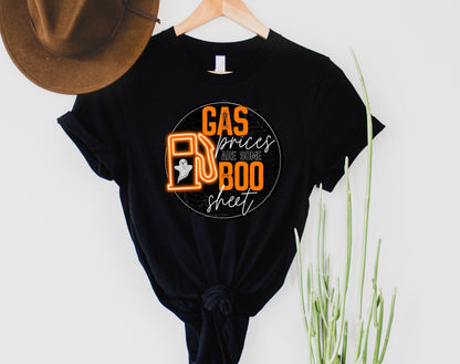 Gas Prices are Boo Sheet Graphic Tee