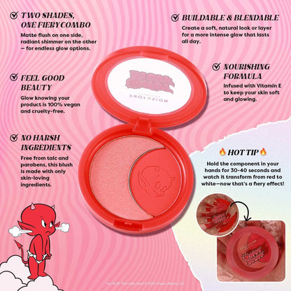 Turn Up The Heat Soft Matte & Shimmer Blush Duo