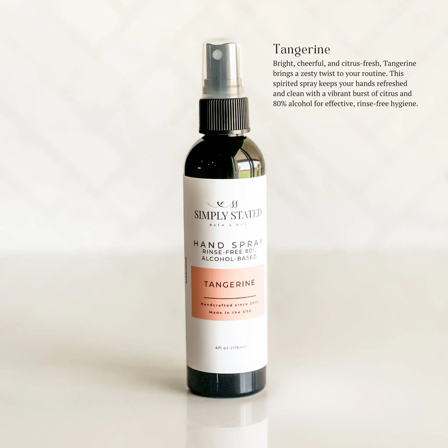 Tangerine Hand Spray | Alcohol-Based Sanitizing Mist