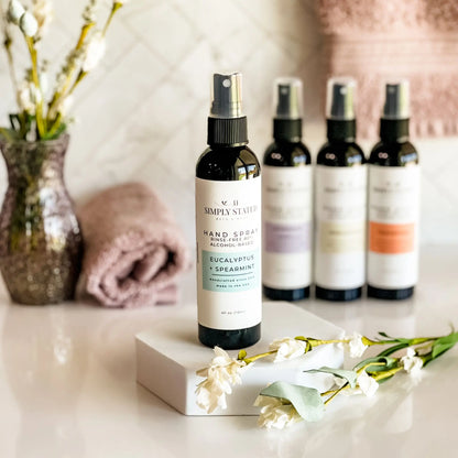 Eucalyptus + Spearmint Hand Spray | Alcohol-Based Sanitizing Mist