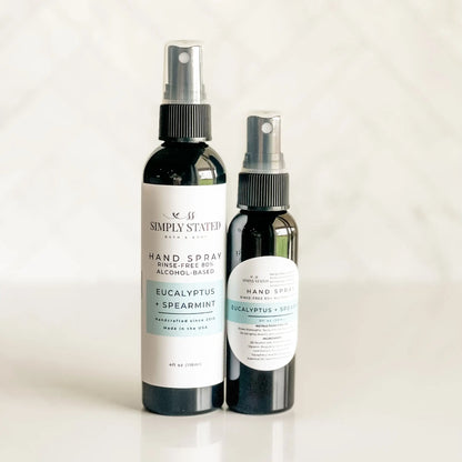 Eucalyptus + Spearmint Hand Spray | Alcohol-Based Sanitizing Mist