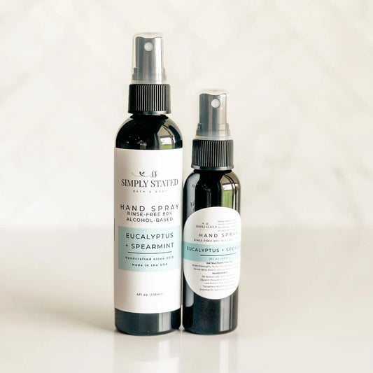 Eucalyptus + Spearmint Hand Spray | Alcohol-Based Sanitizing Mist