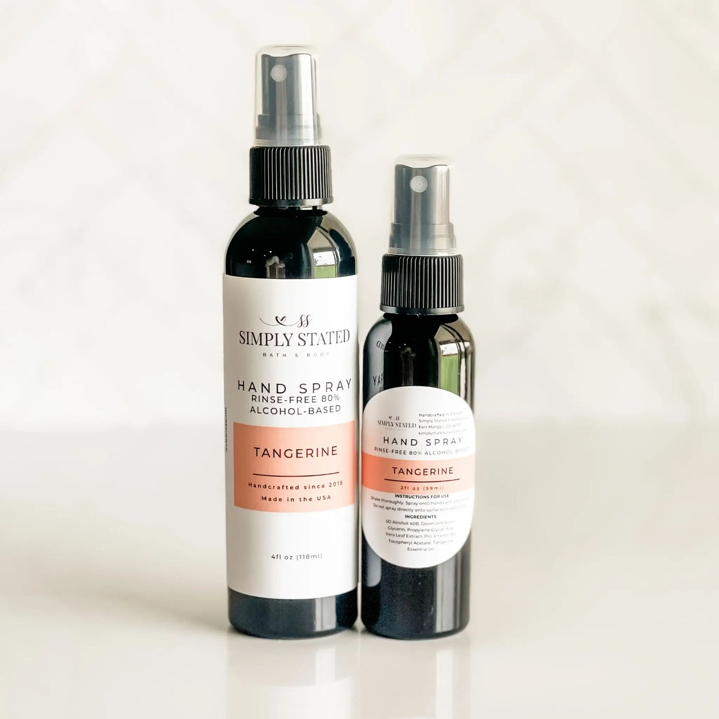 Tangerine Hand Spray | Alcohol-Based Sanitizing Mist