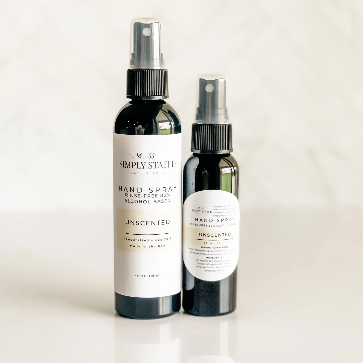Unscented Hand Spray | Alcohol-Based Sanitizing Mist