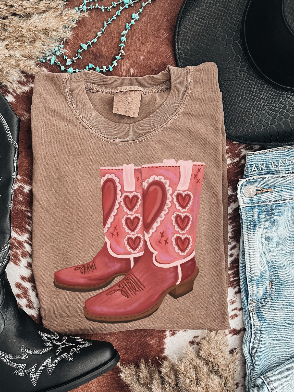 Boot lover tee