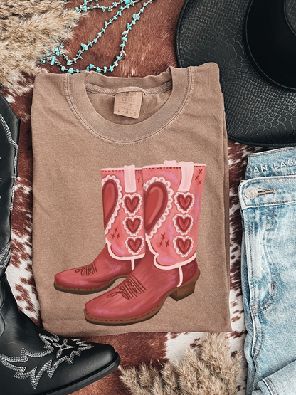 Boot lover tee