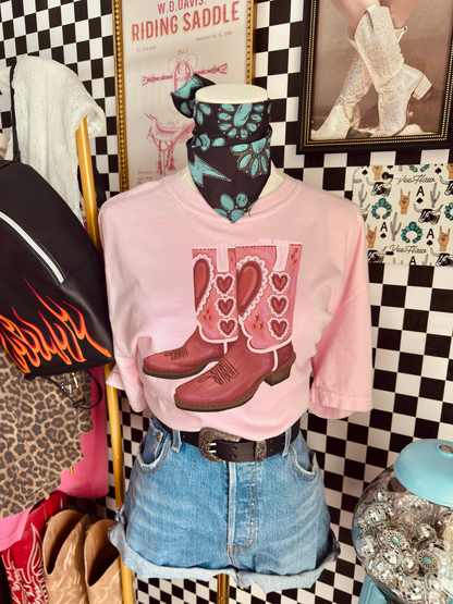 Boot lover tee