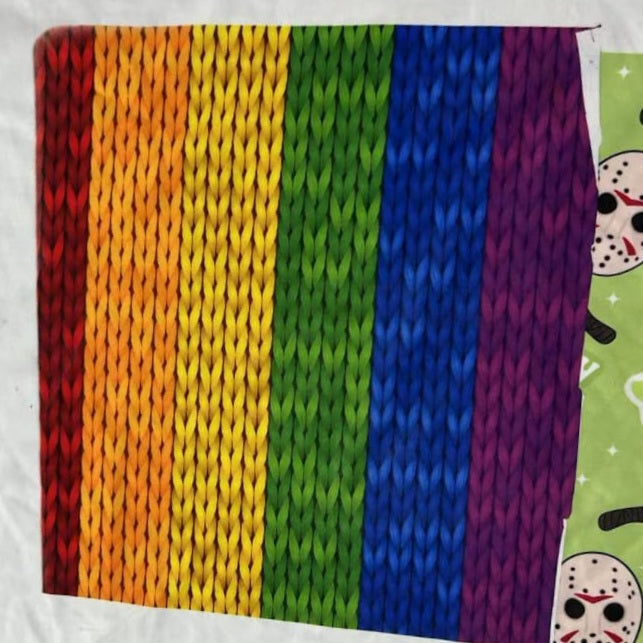 CLEARANCE Rainbow Knit - High-quality Handcrafted Vibrant Leggings