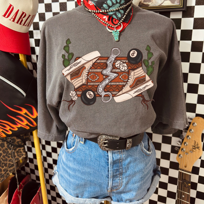 Punchy Saddle Blanket Tee