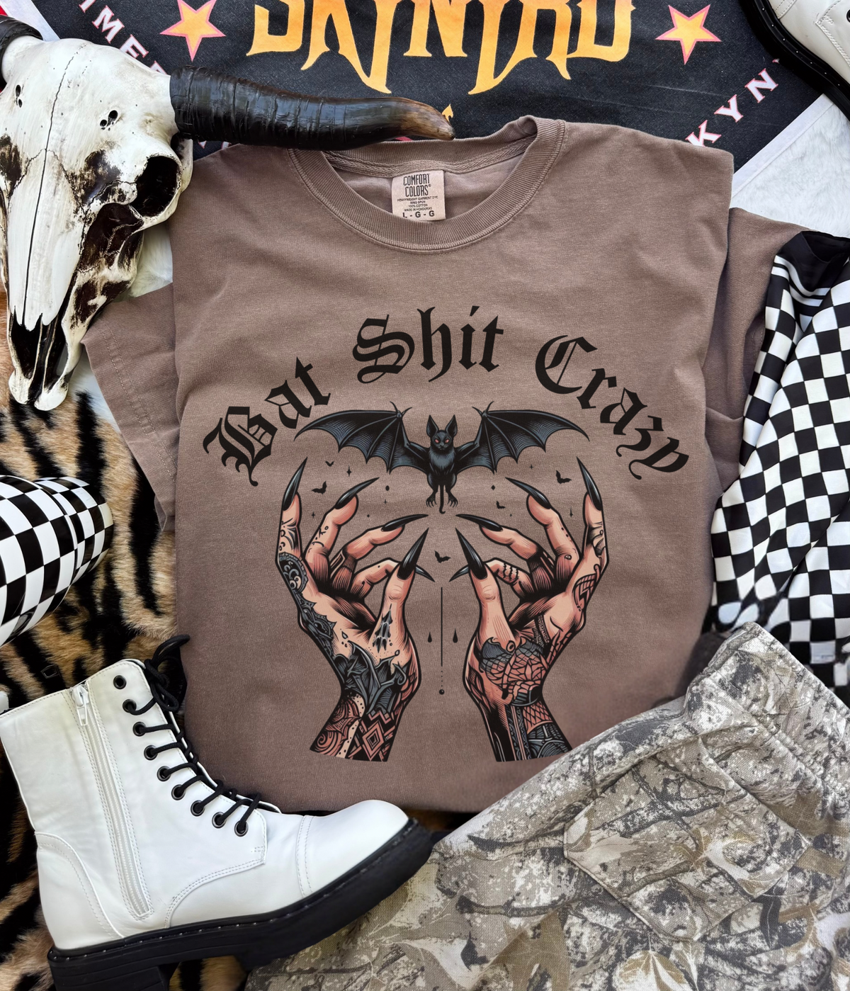 Bat shit crazy tee