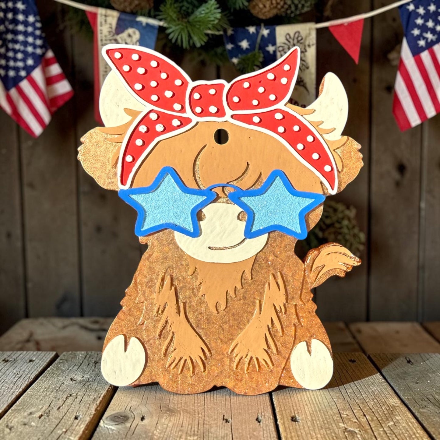 Red, White, and Moo Freshie