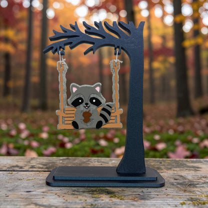 Swinging Raccoon Freshie