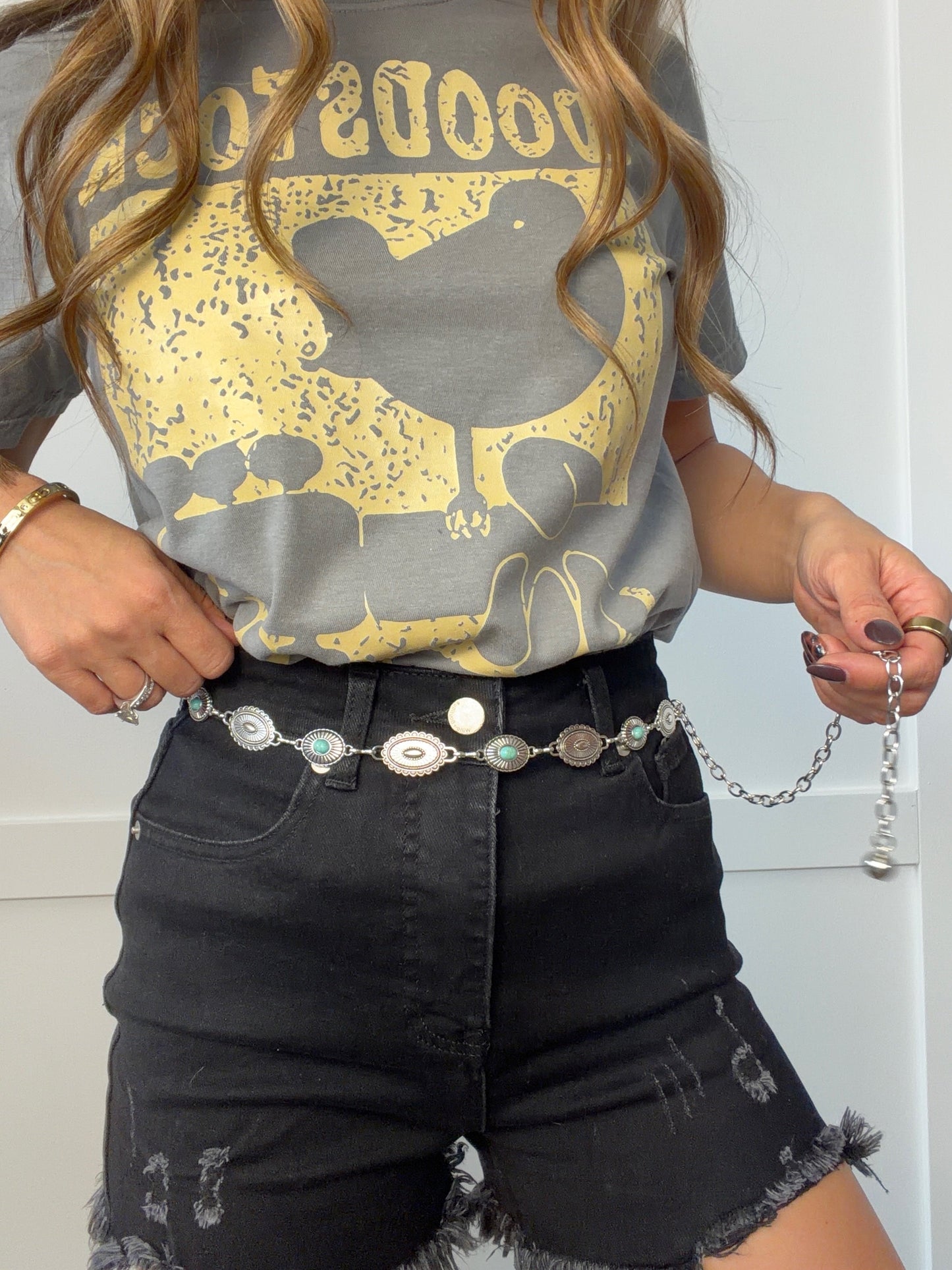 Turquoise Trails Chain Belt