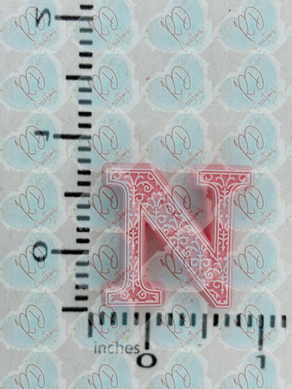 Exclusive N  ~ Alphabet Silicone Focal Collection Collab with TaTNCS