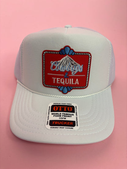 Cowboys & Tequila Patch Foam Trucker Hat