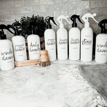 16oz Plastic Cleaning Bottles