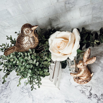 Gold Bunny Bud Vase