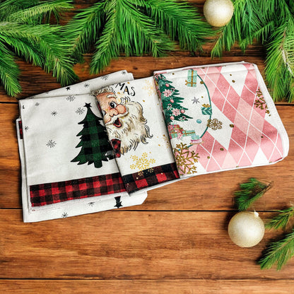 Trees & Gingham Towel