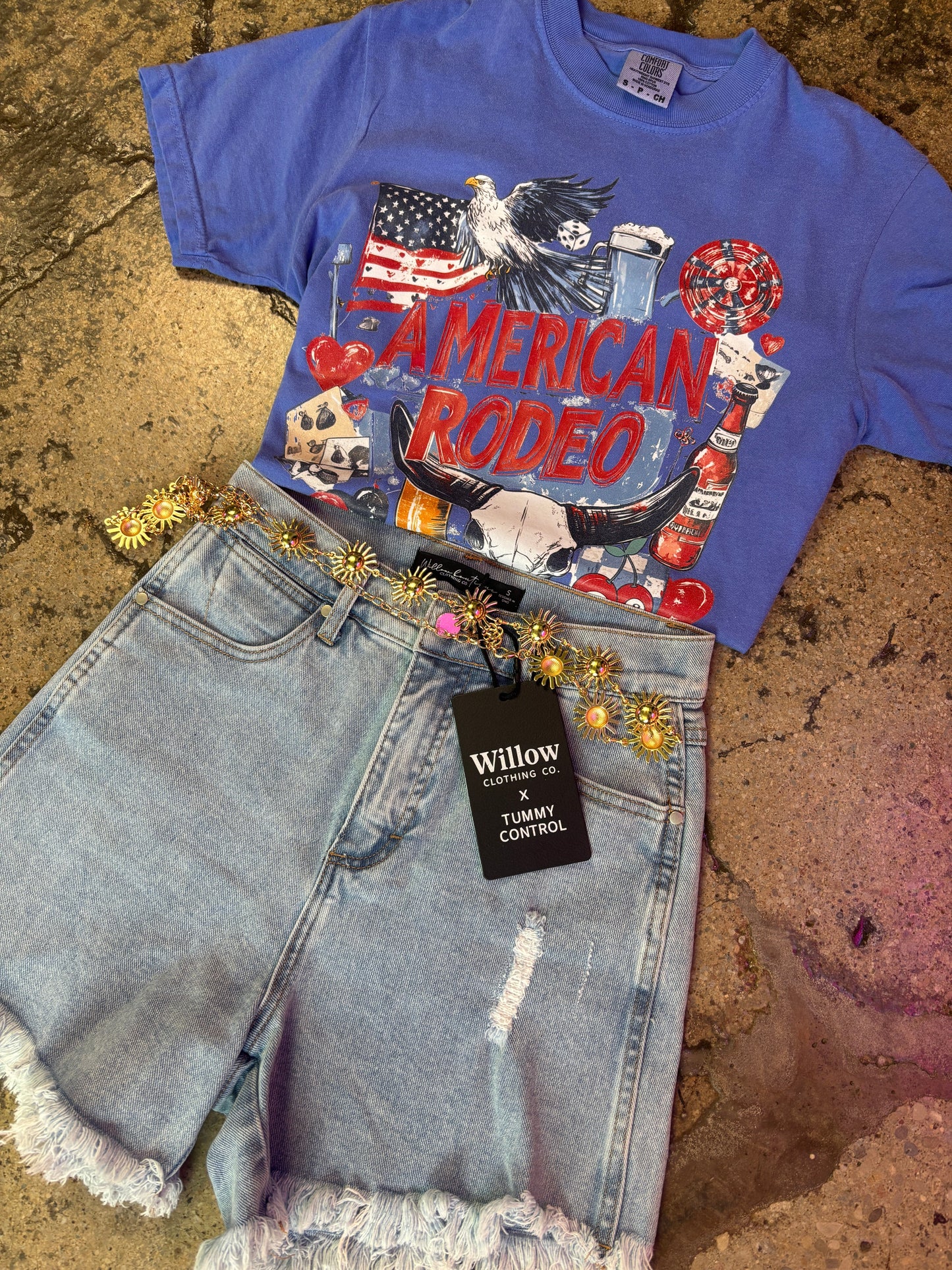 All American Shorts Bundle (1 Willow Short + 1 Graphic Tee)