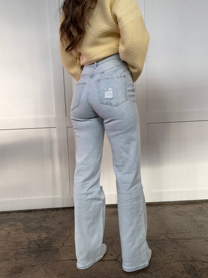 Amber Tummy Control 90s Vintage Stretchy Boyfriend Jeans