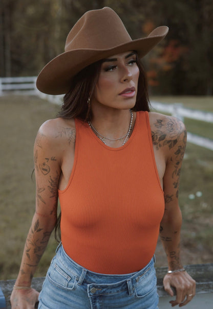 Jada High Neck Tummy Control Sleeveless Bodysuit