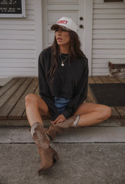 Riley Cropped Long Sleeve