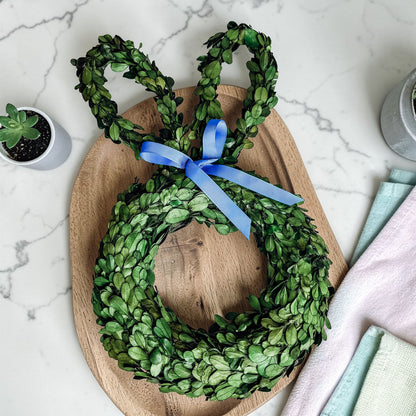 Bunny Wreath Boxwood