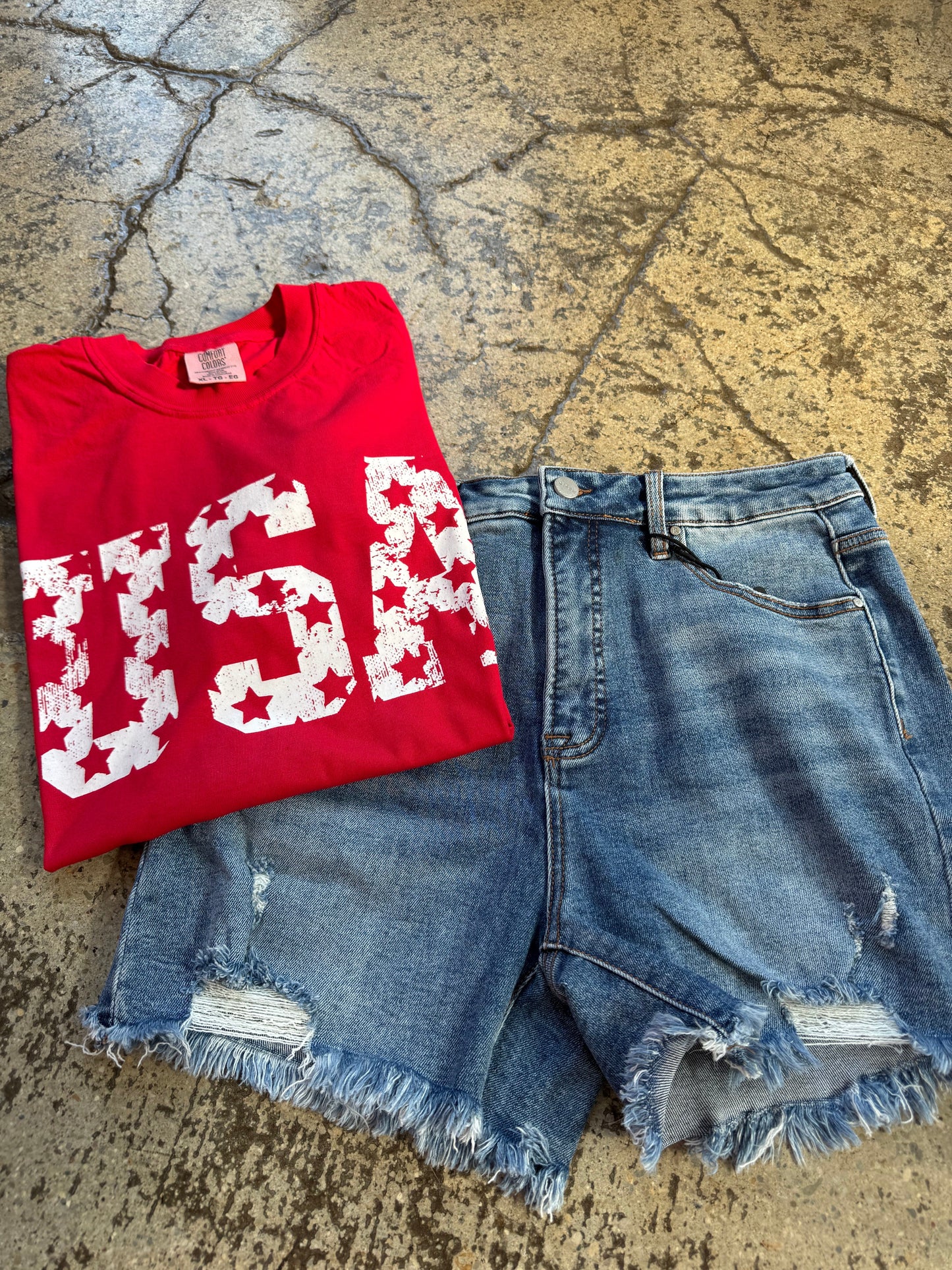 All American Shorts Bundle (1 Willow Short + 1 Graphic Tee)