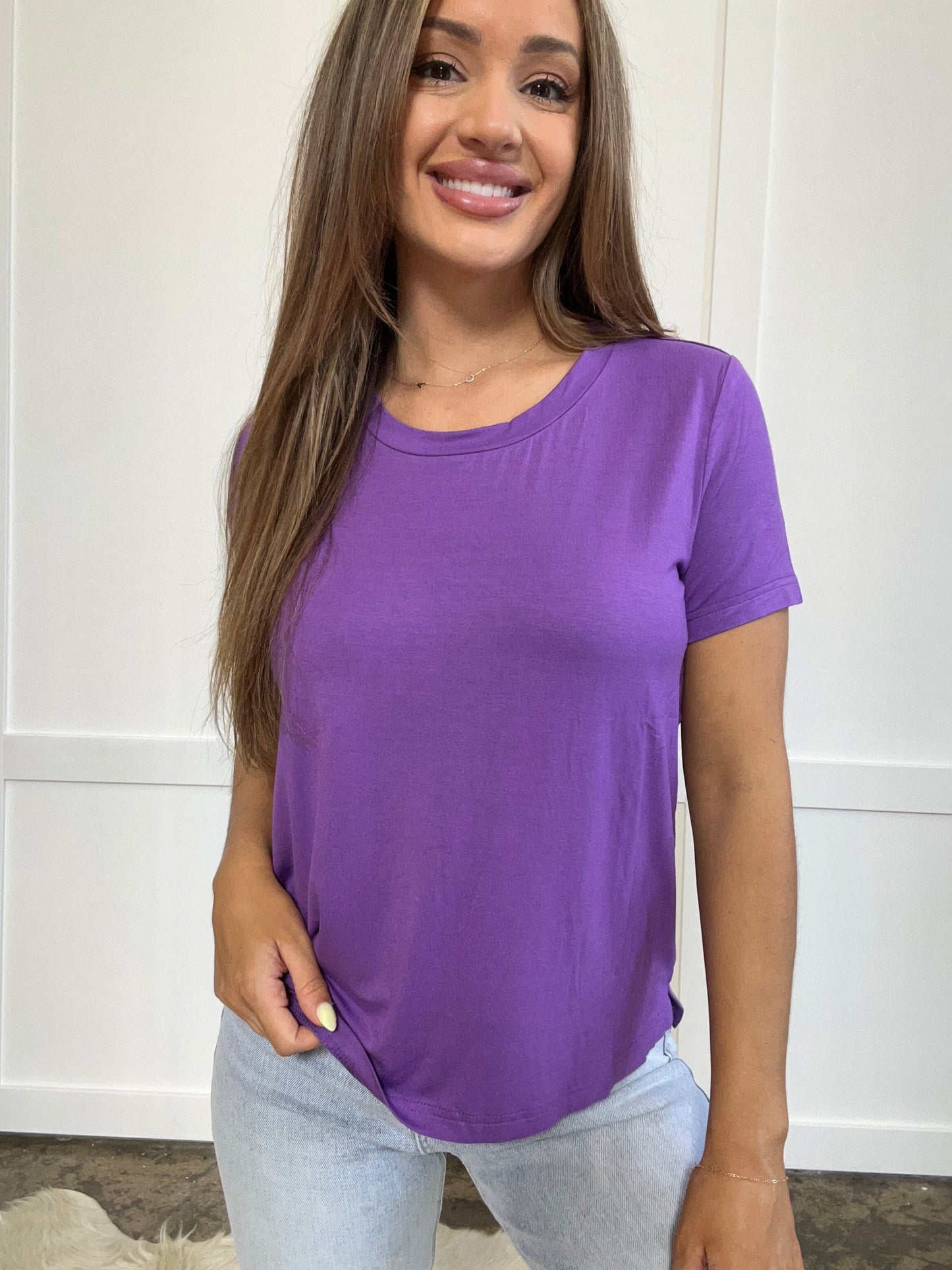 Renee Round Neck Short Sleeve T-Shirt