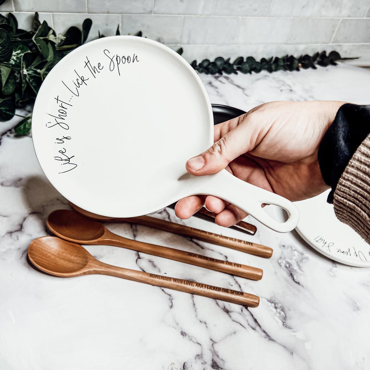 Lick the Spoon Cursive