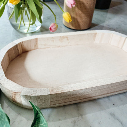 Rustic Wood Tray