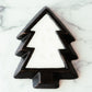 Black Pottery Tree Bowl Candle - Christmas Hearth