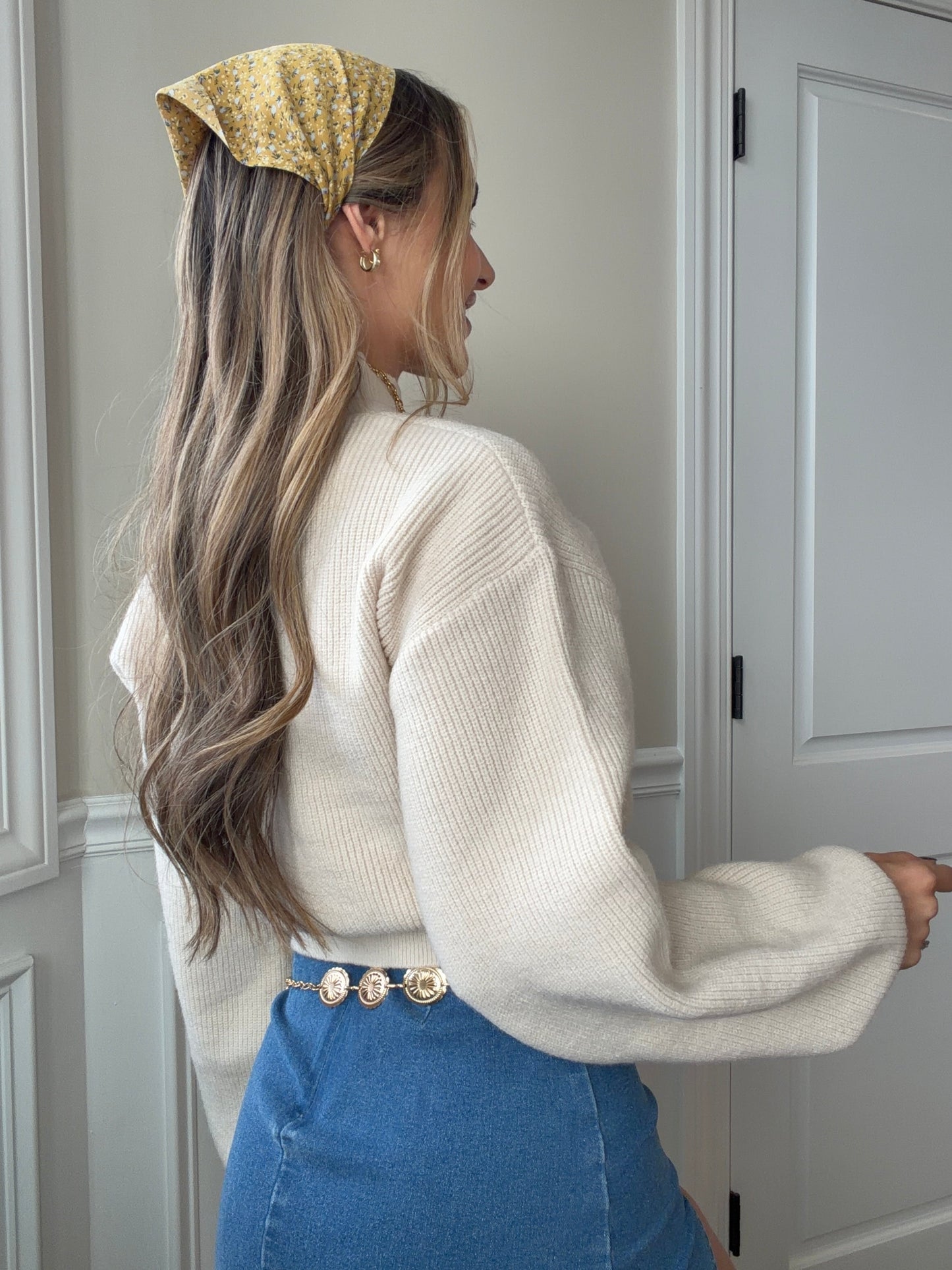 Haven Cropped Knit Sweater