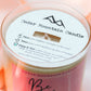 Be Mine - Valentine's Day Soy Candle - 9 oz Whiskey Glass Jar - Choose Your Scent
