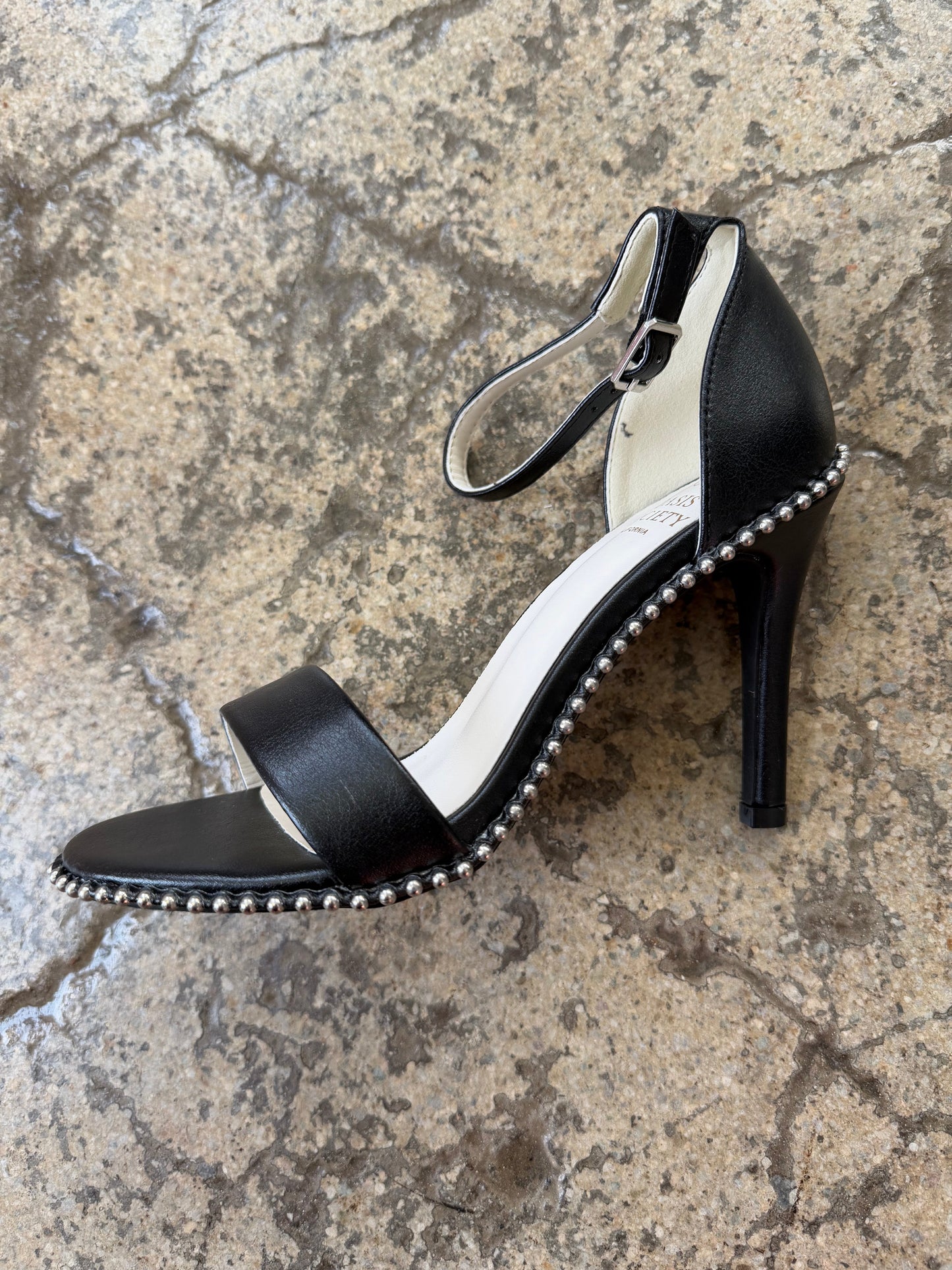 Paisley Studded High Heels