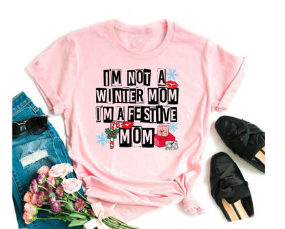 I'm a Festive mom Graphic Tee