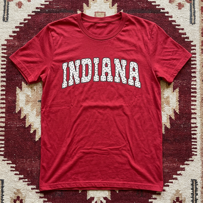 Indiana Speckled Varsity Adult Graphic Tee
