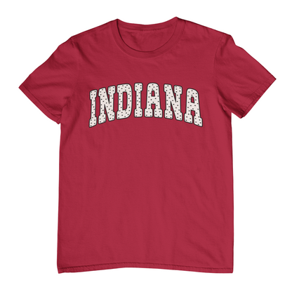 Indiana Speckled Varsity Adult Graphic Tee