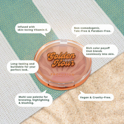 West Coast Glow | Golden Hour Luminous Bronze & Glow Palette
