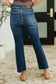 Nova High Waist Dark Wash Kick Flare