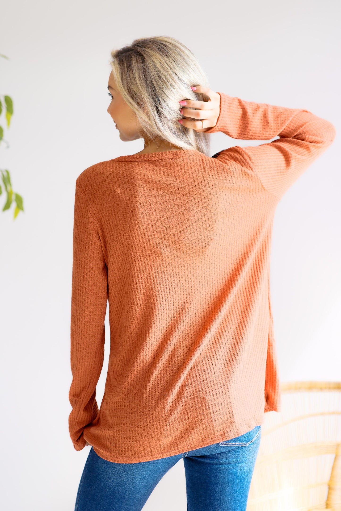 Falling Ember Knit Top