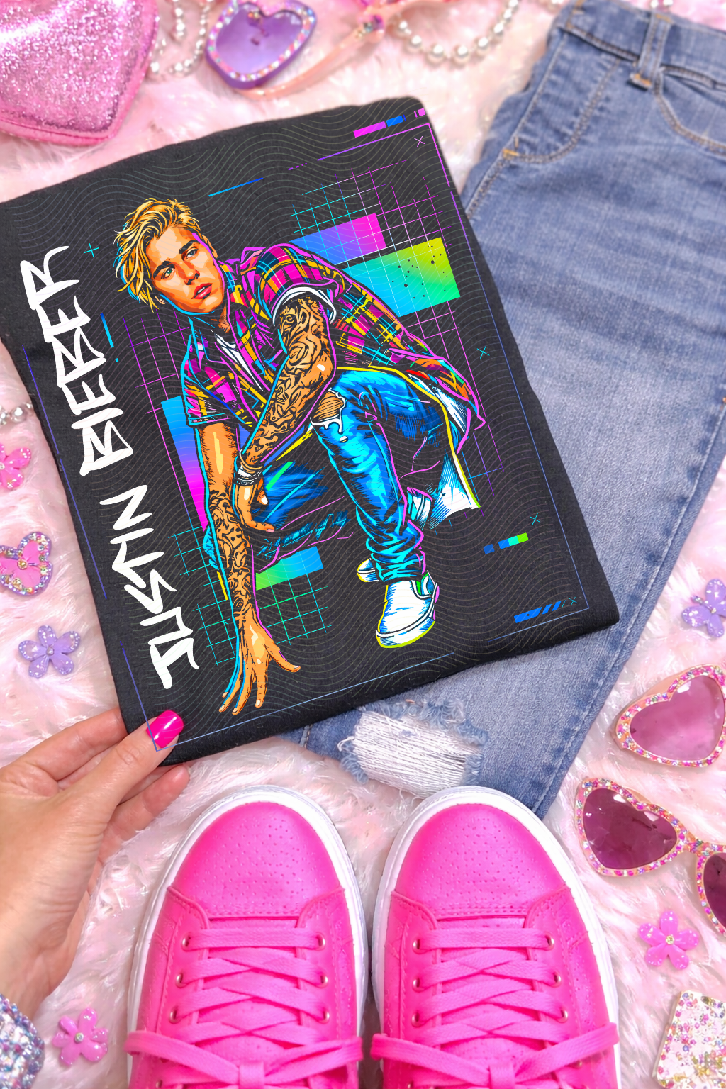 POP THROW BACK COLLECTION-J BEIB TEE